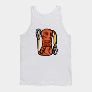 Orange Climbing Rope Bundle Tank Top